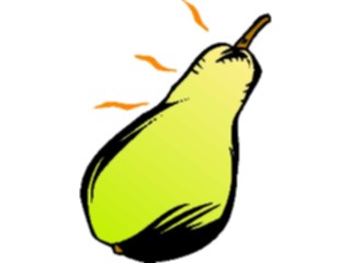 Sticker Custom Preview Image #064129 Food Drink Fruits Pear15