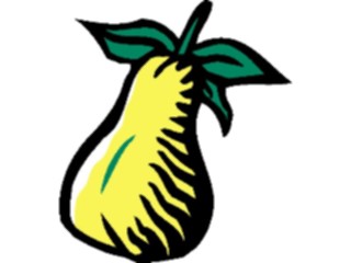 Sticker Custom Preview Image #064130 Food Drink Fruits Pear16