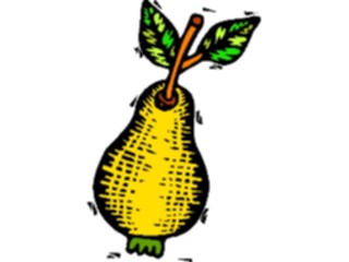 Sticker Custom Preview Image #064144 Food Drink Fruits Pear30