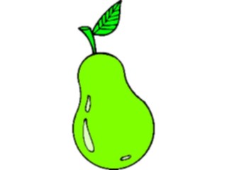 Sticker Custom Preview Image #064152 Food Drink Fruits Pear38