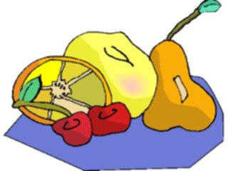 Sticker Custom Preview Image #064155 Food Drink Fruits Pear Lemon