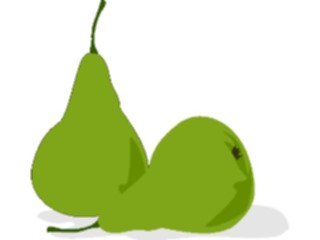 Sticker Custom Preview Image #064157 Food Drink Fruits Pears02