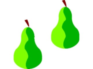 Sticker Custom Preview Image #064160 Food Drink Fruits Pears05