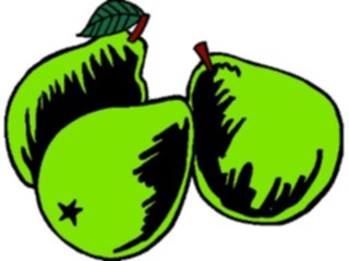 Sticker Custom Preview Image #064162 Food Drink Fruits Pears07