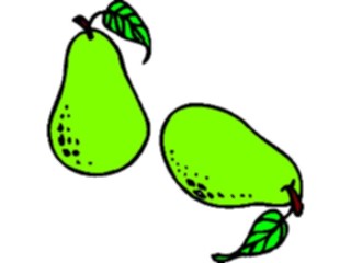Sticker Custom Preview Image #064165 Food Drink Fruits Pears10