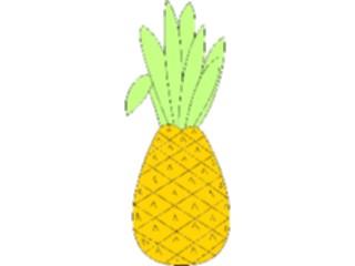 Sticker Custom Preview Image #064168 Food Drink Fruits Pineapple03