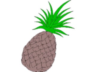 Sticker Custom Preview Image #064174 Food Drink Fruits Pineapple09