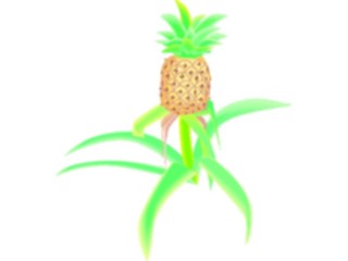 Sticker Custom Preview Image #064178 Food Drink Fruits Pineapple13