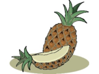Sticker Custom Preview Image #064179 Food Drink Fruits Pineapple14