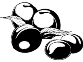 Sticker Custom Preview Image #064187 Food Drink Fruits Plums1