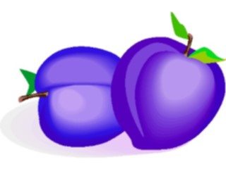 Sticker Custom Preview Image #064188 Food Drink Fruits Plums2