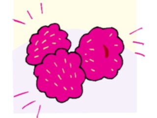 Sticker Custom Preview Image #064191 Food Drink Fruits Raspberries1