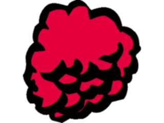 Sticker Custom Preview Image #064197 Food Drink Fruits Raspberry2