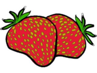 Sticker Custom Preview Image #064199 Food Drink Fruits Strawberries02