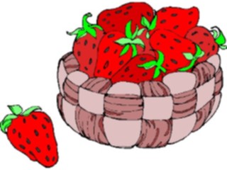 Sticker Custom Preview Image #064204 Food Drink Fruits Strawberries07