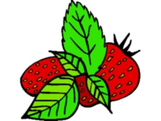 Sticker Custom Preview Image #064207 Food Drink Fruits Strawberries10
