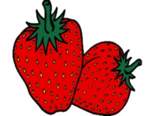 Sticker Custom Preview Image #064208 Food Drink Fruits Strawberries11