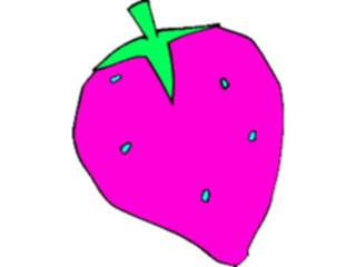 Sticker Custom Preview Image #064223 Food Drink Fruits Strawberry01