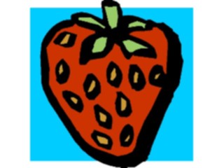 Sticker Custom Preview Image #064226 Food Drink Fruits Strawberry04