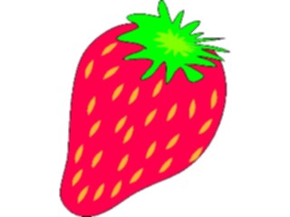 Sticker Custom Preview Image #064227 Food Drink Fruits Strawberry05