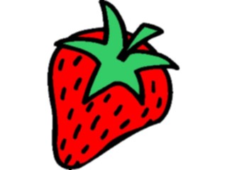 Sticker Custom Preview Image #064229 Food Drink Fruits Strawberry07