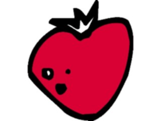 Sticker Custom Preview Image #064233 Food Drink Fruits Strawberry11