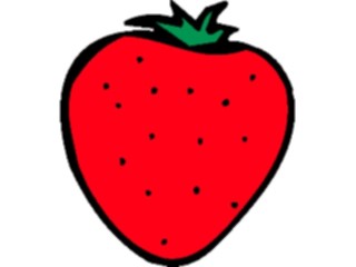Sticker Custom Preview Image #064234 Food Drink Fruits Strawberry12