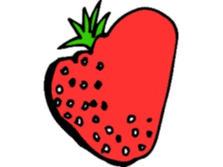 Sticker Custom Preview Image #064235 Food Drink Fruits Strawberry13