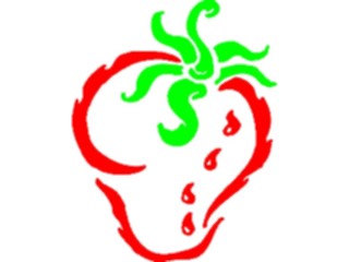 Sticker Custom Preview Image #064237 Food Drink Fruits Strawberry15