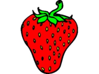 Sticker Custom Preview Image #064238 Food Drink Fruits Strawberry16