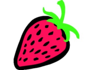Sticker Custom Preview Image #064246 Food Drink Fruits Strawberry24