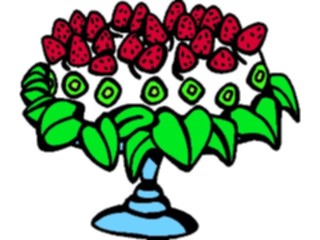 Sticker Custom Preview Image #064252 Food Drink Fruits Strawberry Kiwi Cake