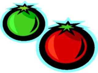 Sticker Custom Preview Image #064295 Food Drink Fruits Tomatoes05