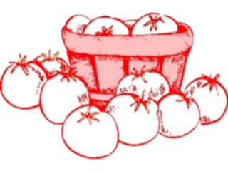 Sticker Custom Preview Image #064298 Food Drink Fruits Tomatoes08