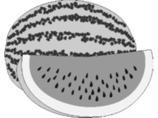 Sticker Custom Preview Image #064304 Food Drink Fruits Watermelon01