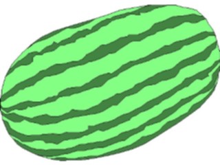 Sticker Custom Preview Image #064305 Food Drink Fruits Watermelon02