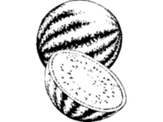 Sticker Custom Preview Image #064307 Food Drink Fruits Watermelon04