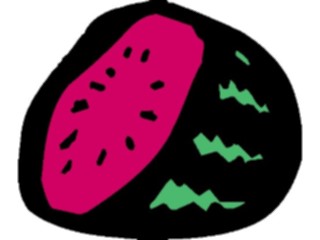 Sticker Custom Preview Image #064308 Food Drink Fruits Watermelon06