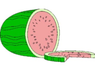 Sticker Custom Preview Image #064314 Food Drink Fruits Watermelon12