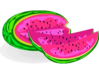 Sticker Custom Preview Image #064316 Food Drink Fruits Watermelon14