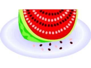 Sticker Custom Preview Image #064318 Food Drink Fruits Watermelon16