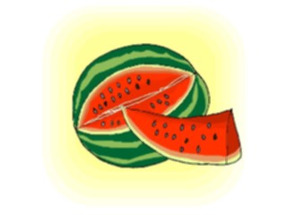 Sticker Custom Preview Image #064322 Food Drink Fruits Watermelon20