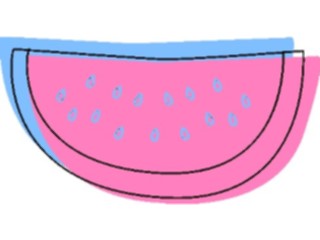 Sticker Custom Preview Image #064324 Food Drink Fruits Watermelon22