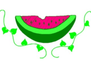 Sticker Custom Preview Image #064326 Food Drink Fruits Watermelon24