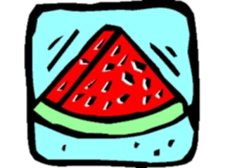 Sticker Custom Preview Image #064332 Food Drink Fruits Watermelon Slice06