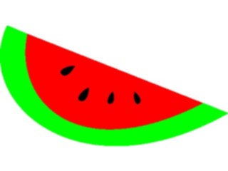 Sticker Custom Preview Image #064333 Food Drink Fruits Watermelon Slice07