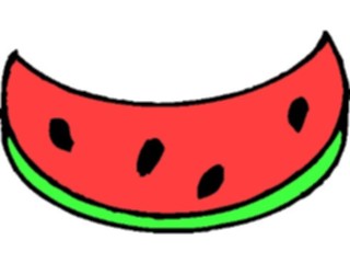 Sticker Custom Preview Image #064342 Food Drink Fruits Watermelon Slice16