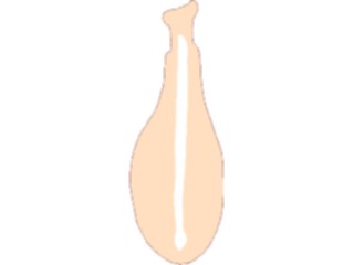 Sticker Custom Preview Image #064490 Food Drink Meats Chicken Drumstick08