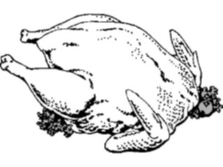 Sticker Custom Preview Image #064506 Food Drink Meats Chicken Whole1