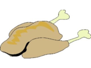 Sticker Custom Preview Image #064507 Food Drink Meats Chicken Whole2